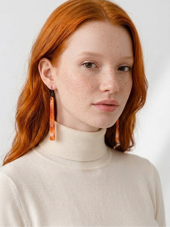 Native American Jewelry - Authentic Native American Spiny Oyster Drop Earrings - Women Jewelry